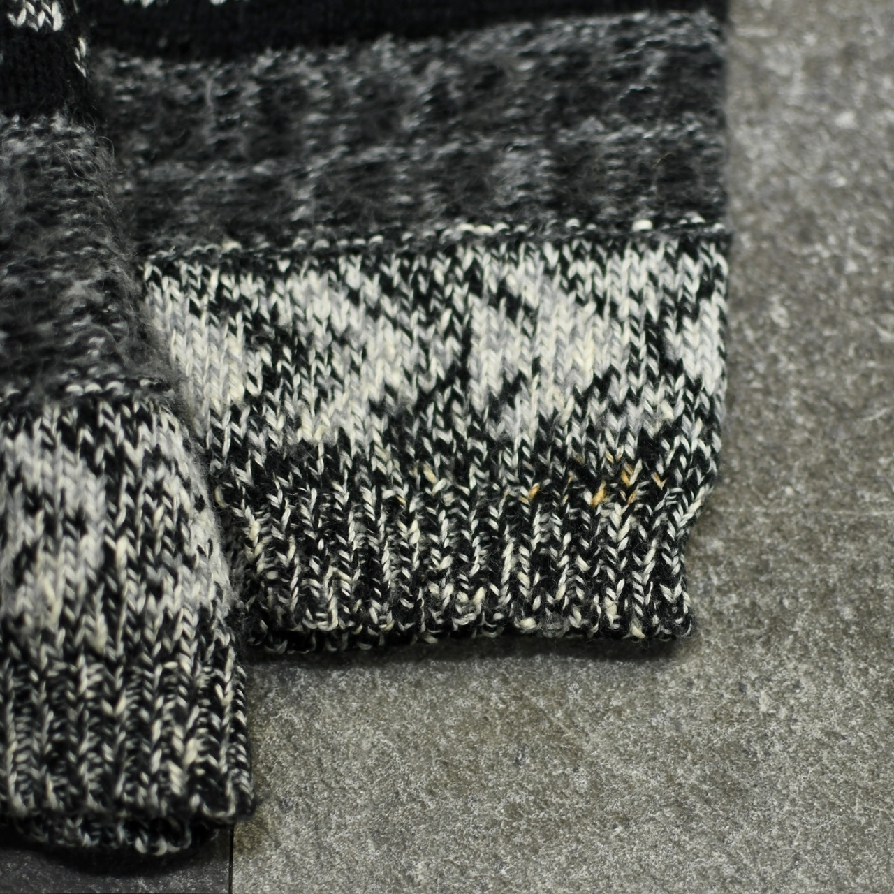 monotone wool acryl cardigan