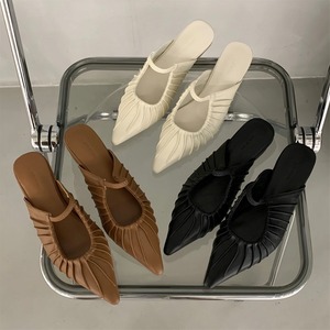 pointed toe thin belted sandals N20353