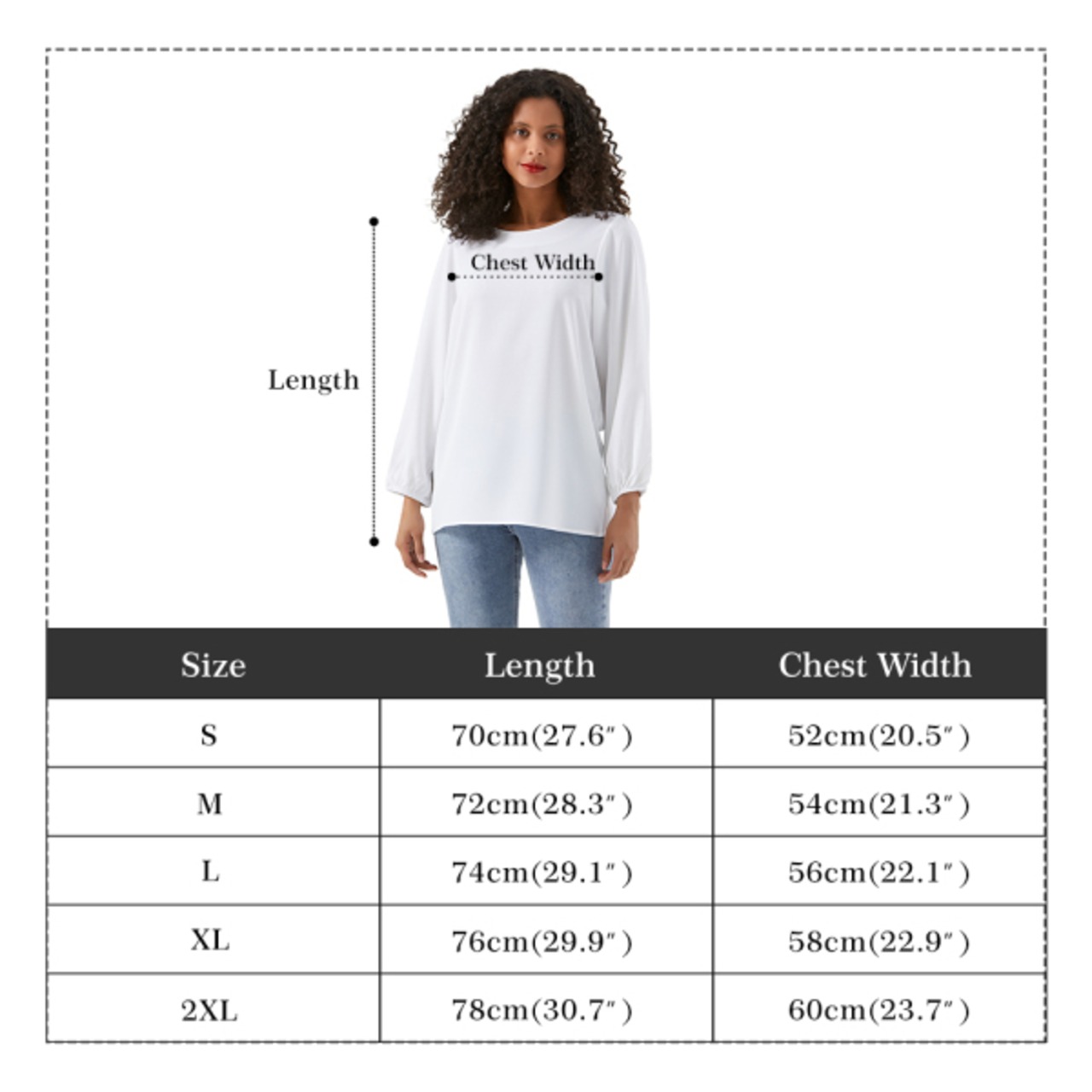 Women's Long-Sleeve Chiffon Blouse 4730