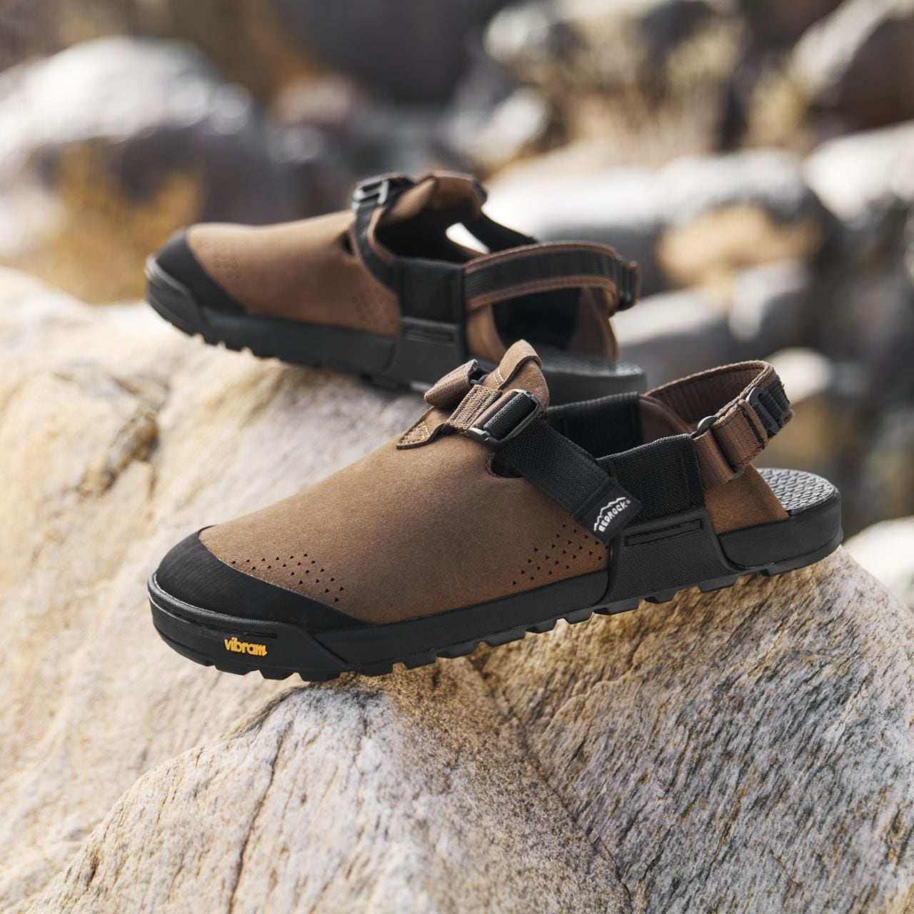Bedrock Sandals スポーツサンダル ブラウン Bedrock Sandals / Mountain Clog Synthetic Suede Pinecone クロッグ