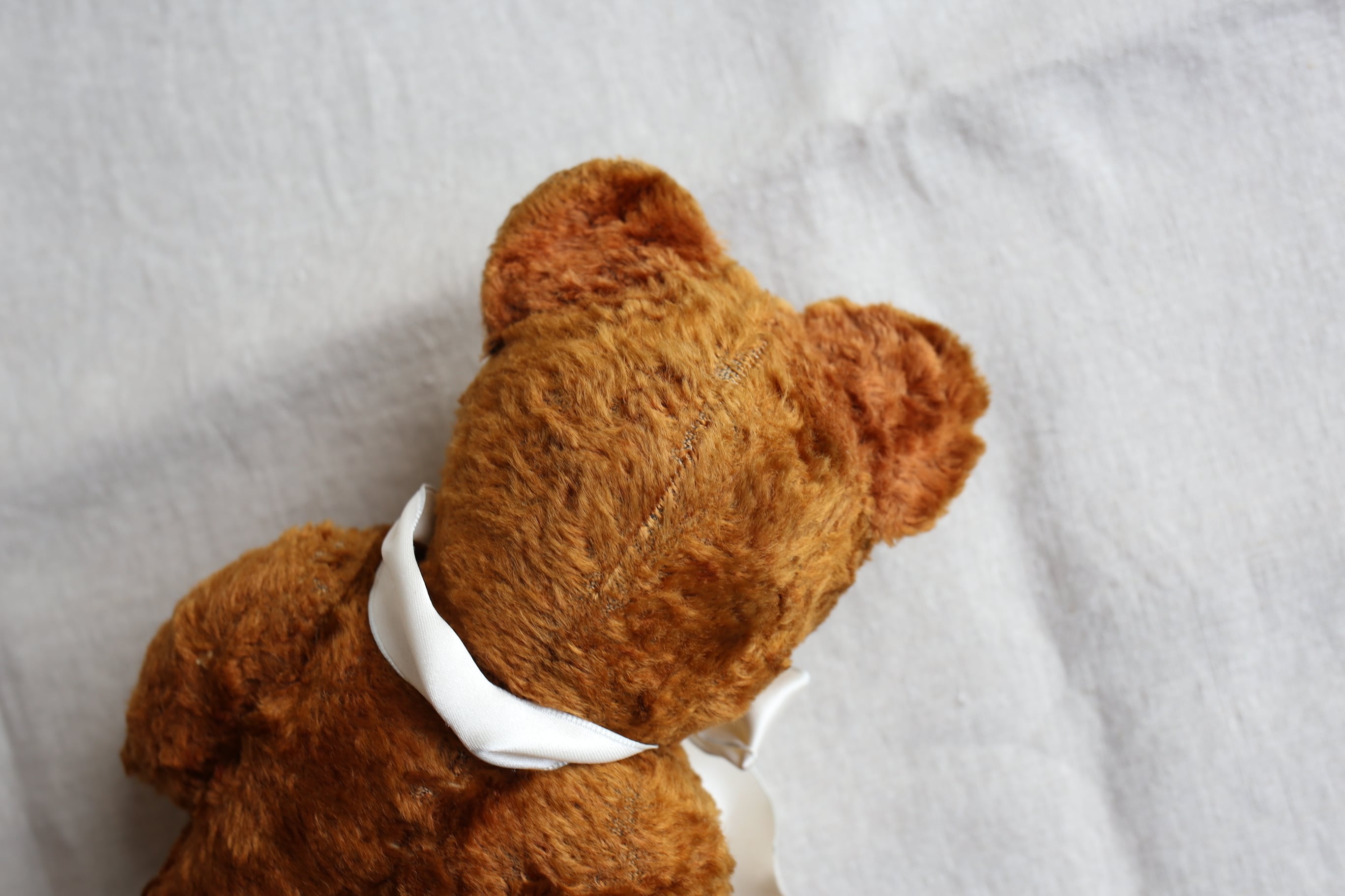 フランス アンティーク 顔がハート型のテディベア N-02995 | EMUPARIS