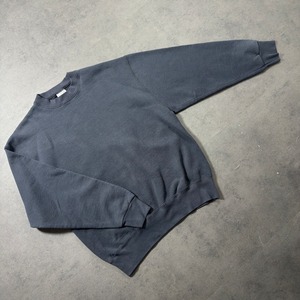 90s blank sweatshirt  "made in USA" black L 古着