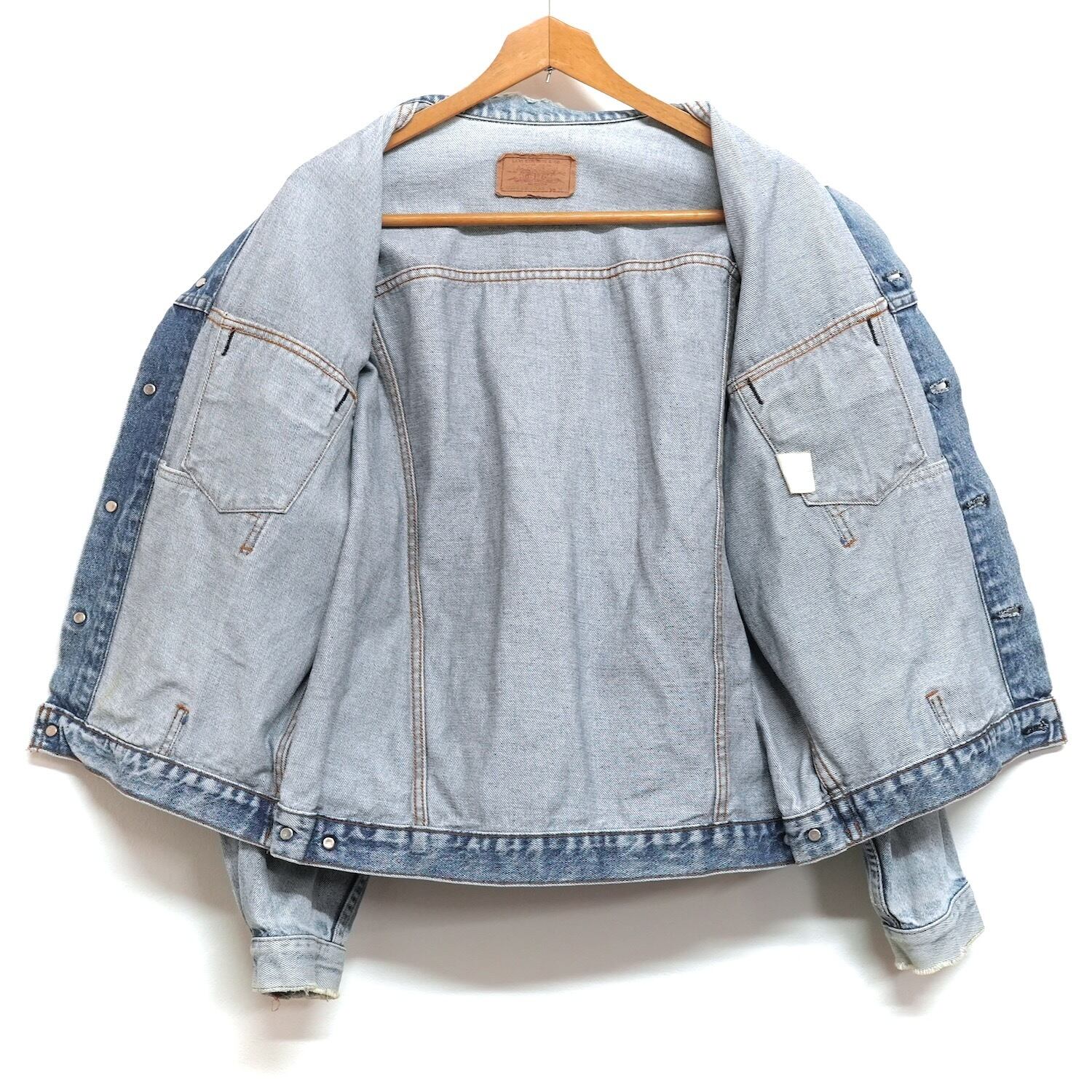 80s Levi's 70649-0217 デニムジャケット 3880 Levi's 70649-0217 リーバイス ジージャン デニムジャケット 4th
