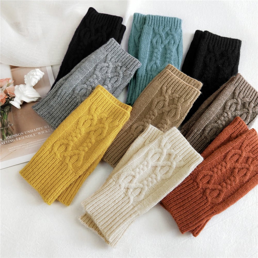 ケーブルニット アームウォーマー レディース メンズ グローブ かわいい おしゃれ 大人 きれいめ 防寒 保温 男女兼用 大人可愛い 大人女子