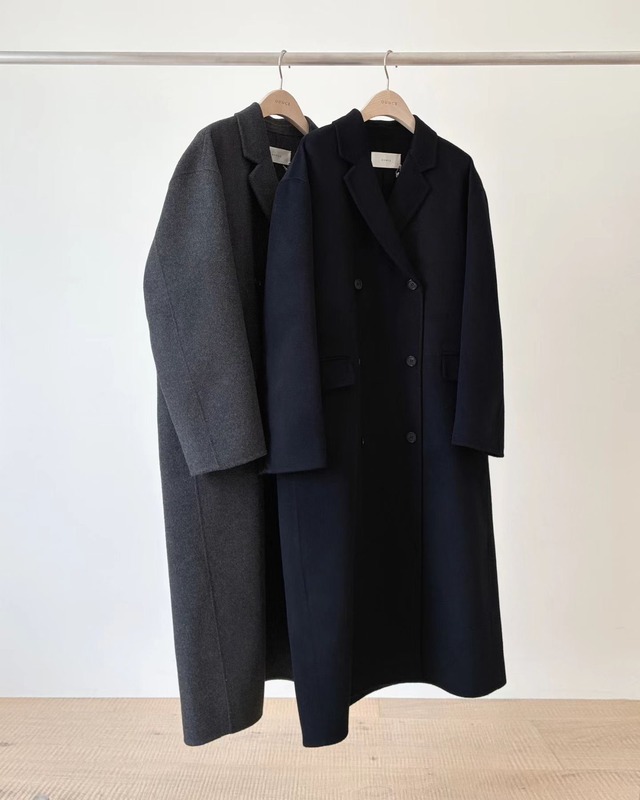 (OUNCE) cashmere over double handmade  coat / 2color