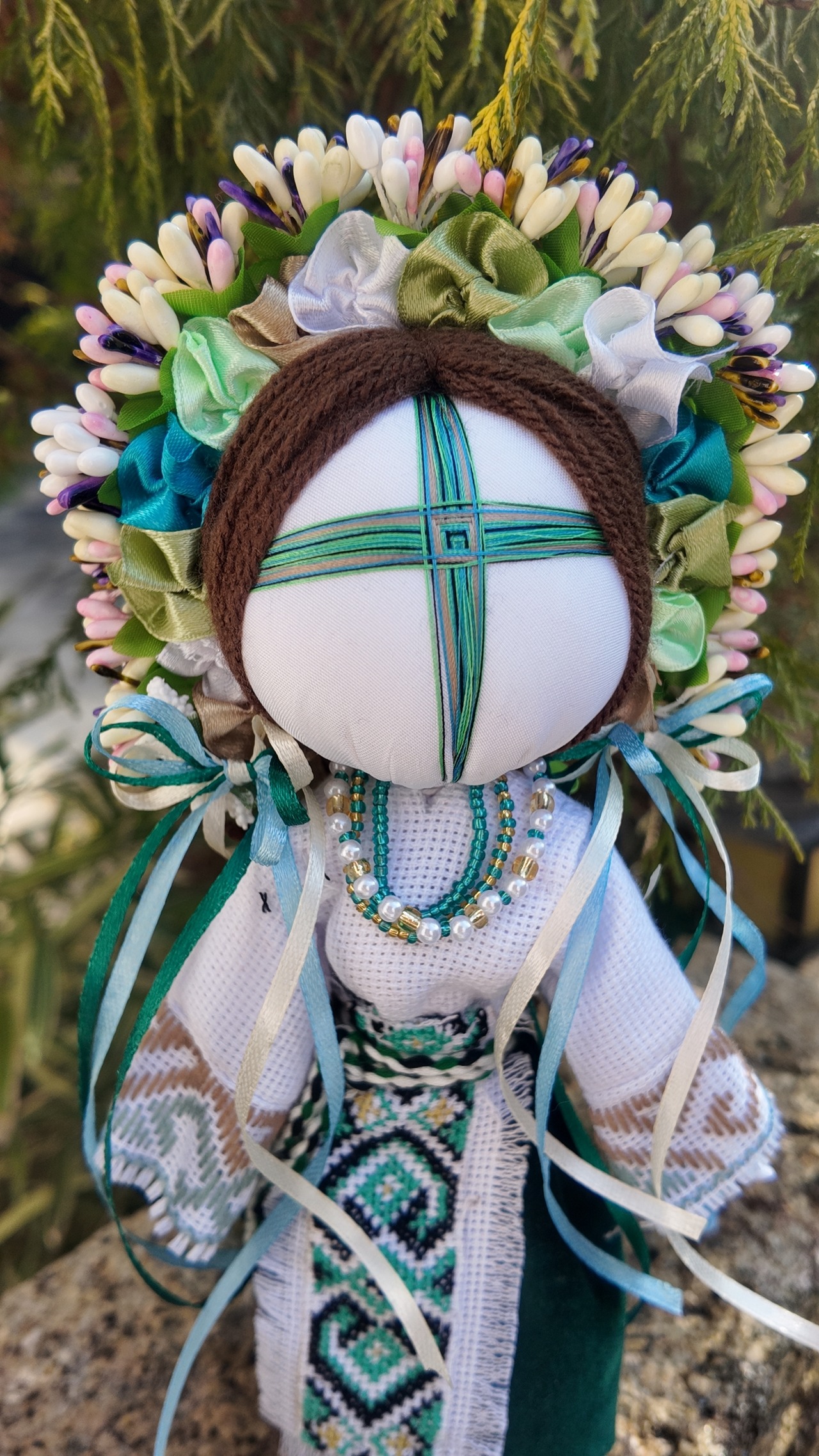 UA.Designer手作りモタンカ 25cm（ウクライナの御守り） - 4