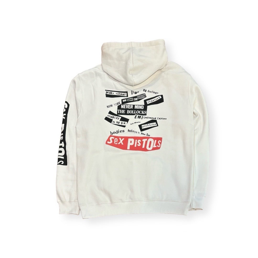 SEX PISTOLS 】Sex Pistols PARKA Jamie Reid デザイン (WHITE