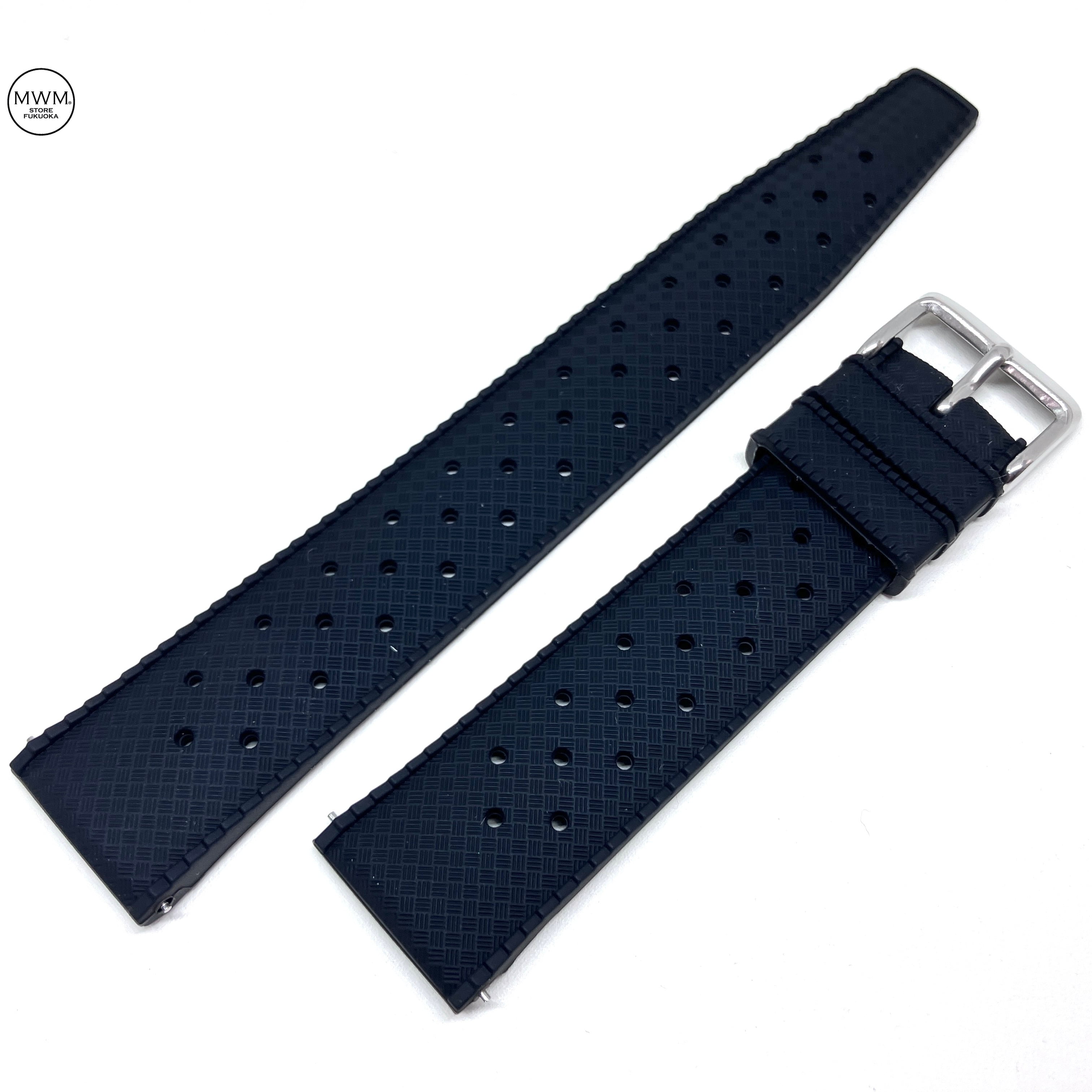 トロピックタイプ ラバーベルト ポリッシュ・ダブルループ ブラック  