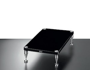 【展示品処分】Solidsteel HF-Bアンプスタンド(1段、グロスブラック)（※２台1組ペア、分売不可）