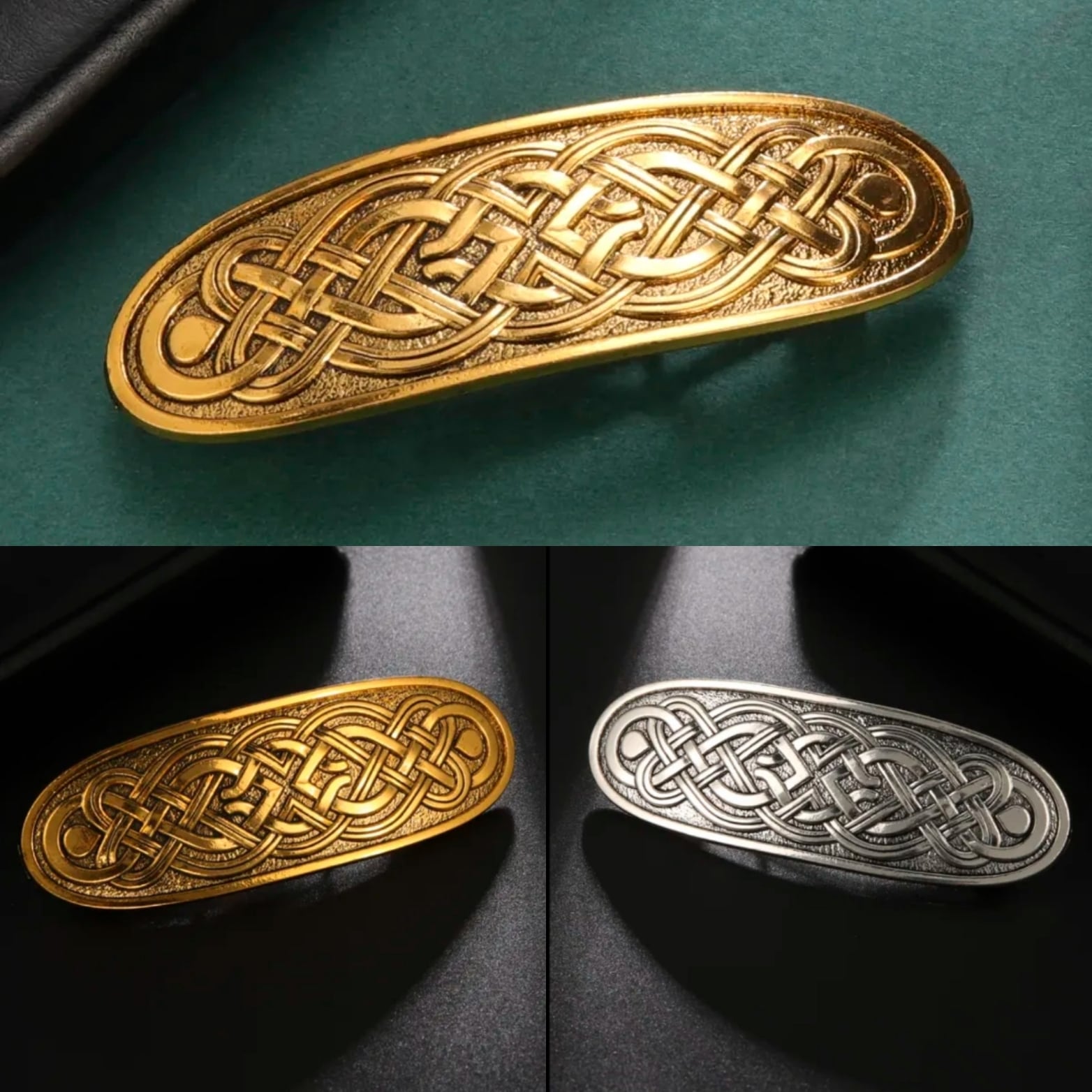 バレッタ〉楕円形 | La Coqueta | フラメンコアクセサリー