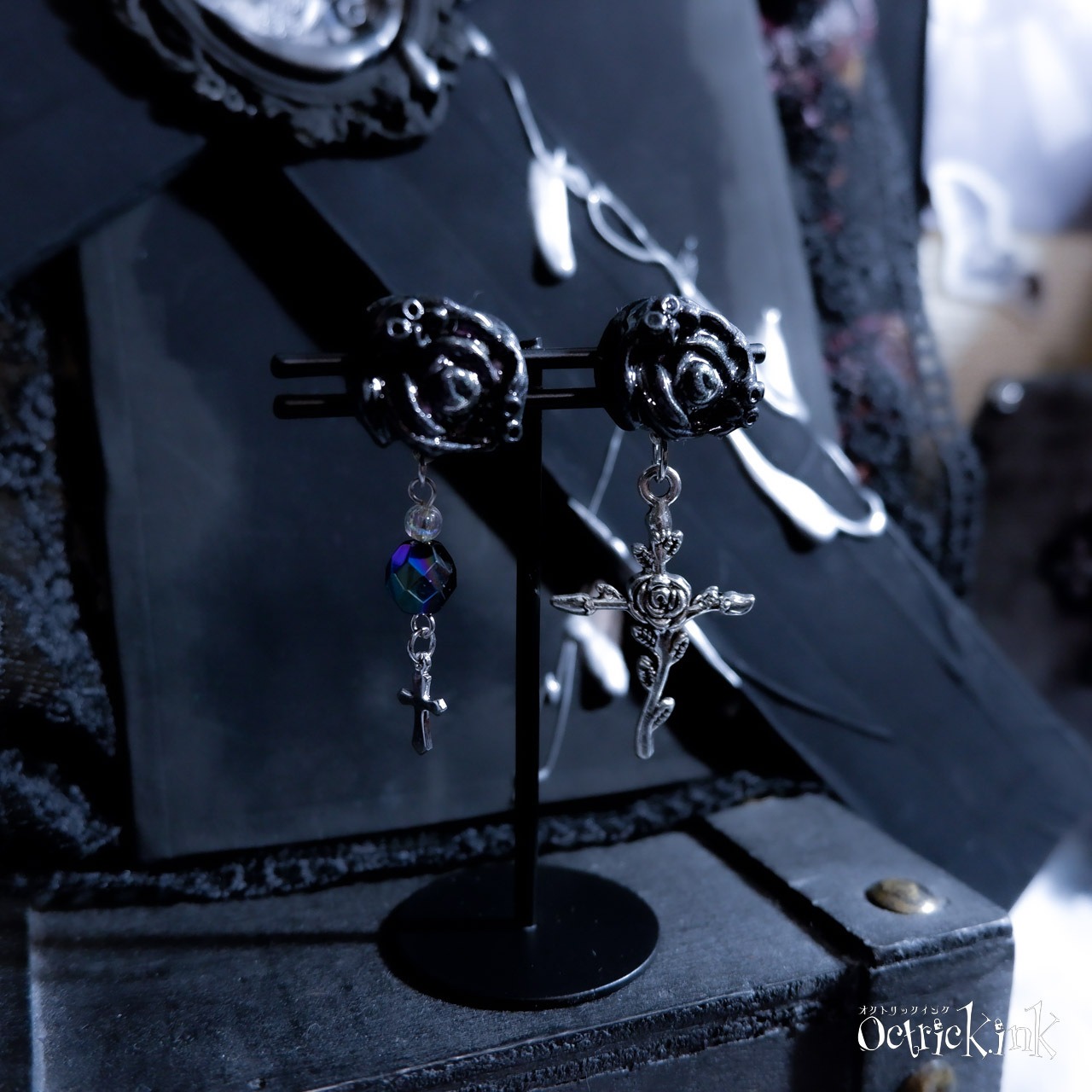 KRAKEN　Bubble　Яose　ピアス/イヤリング（INK）