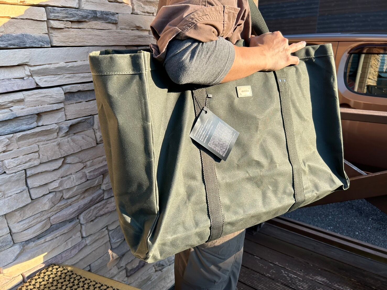 【asobitoアソビト】 テーブルトート オリーブ