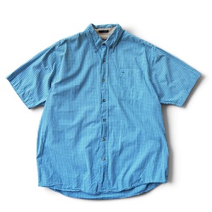 USED 90`s Wrangler HERO Plaid BD S/S Shirts