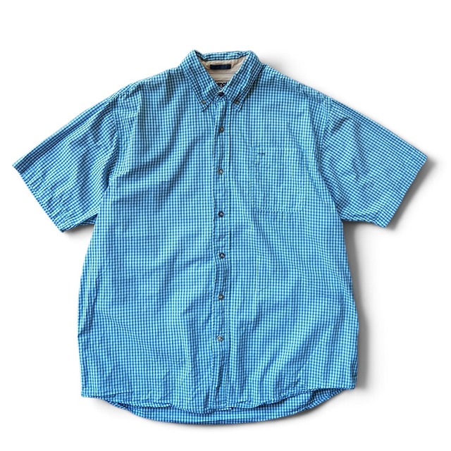 USED 90`s Wrangler HERO Plaid BD S/S Shirts