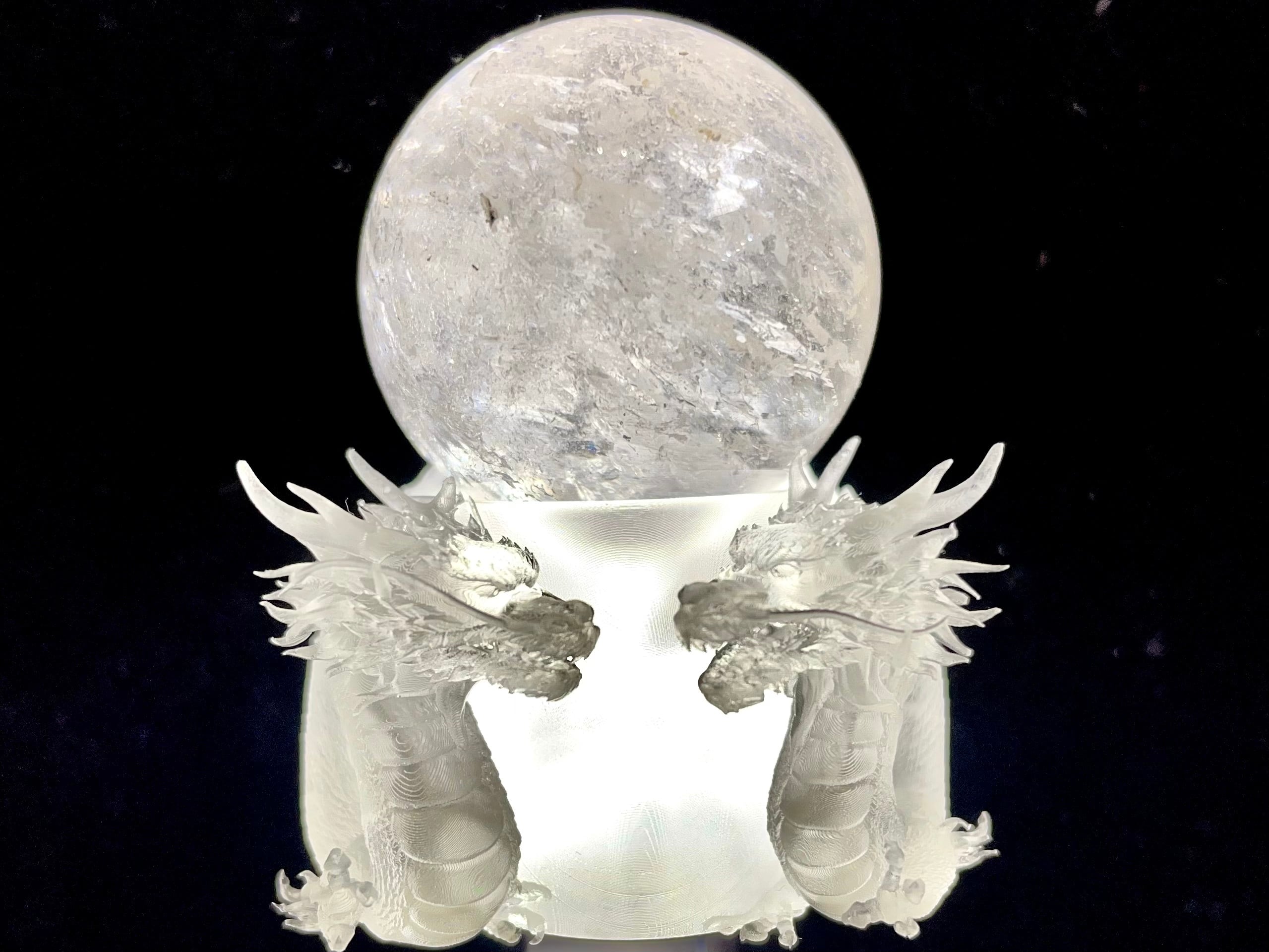 黄金龍】 オルゴナイト置物 龍神 メテオライト