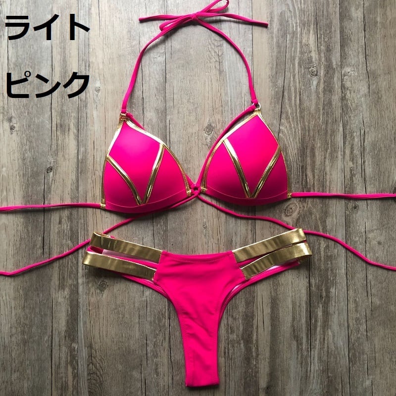 ビキニ水着 レディース 水着 ビキニ ホルターネック セクシー ハイレグ