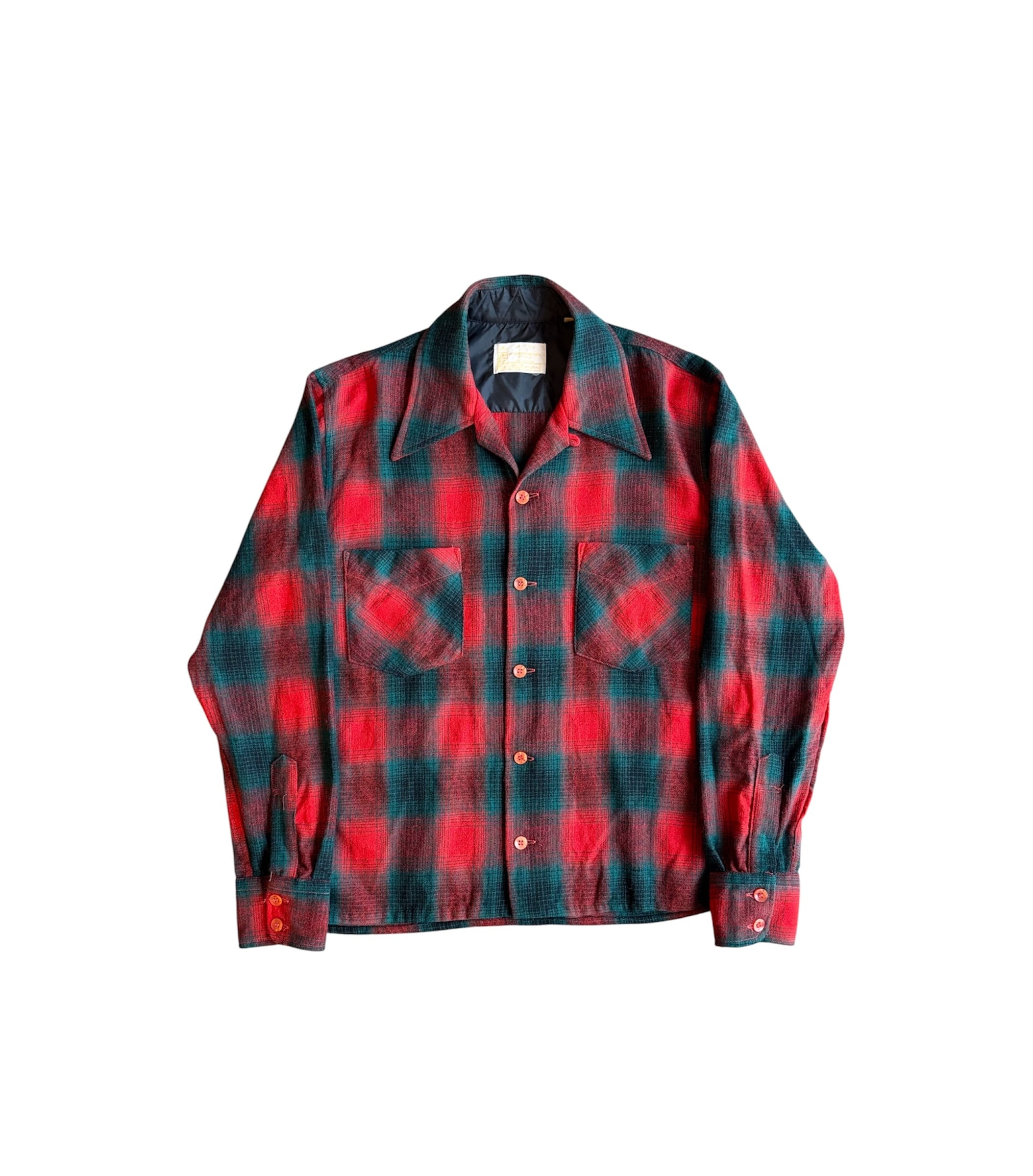 【50〜60s 】NAT NAST フェイクレイヤード ボウリングシャツ 50〜60s 】NAT NAST フェイクレイヤード ボウリングシャツ | enishi