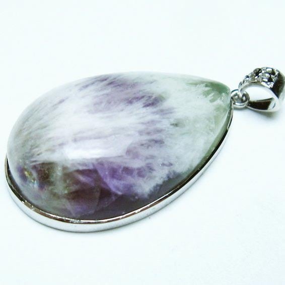 エンジェルフェザー フローライト ペンダント 一点物 112-12011