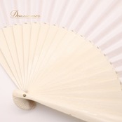 フラメンコ 小物 Abanico Español 32cm アバニコ ホワイト系 ベージュ系 ゴールド系 扇子 せんす 白 クリーム色 柄 模様 小道具 ダンス小物 練習 レッスン 舞台 発表会 イベント ダンス ステージ フラメンコ小物 明るい シンプル