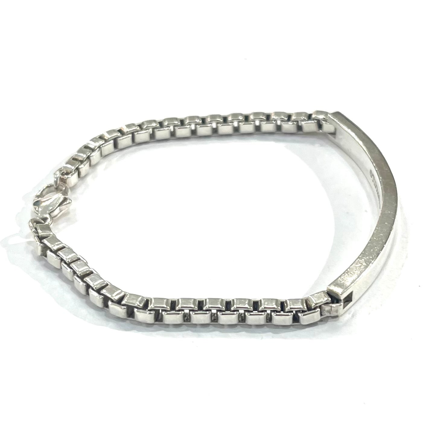 TIFFANY&CO.】2778 名作。ティファニー ID ベネチアンチェーン