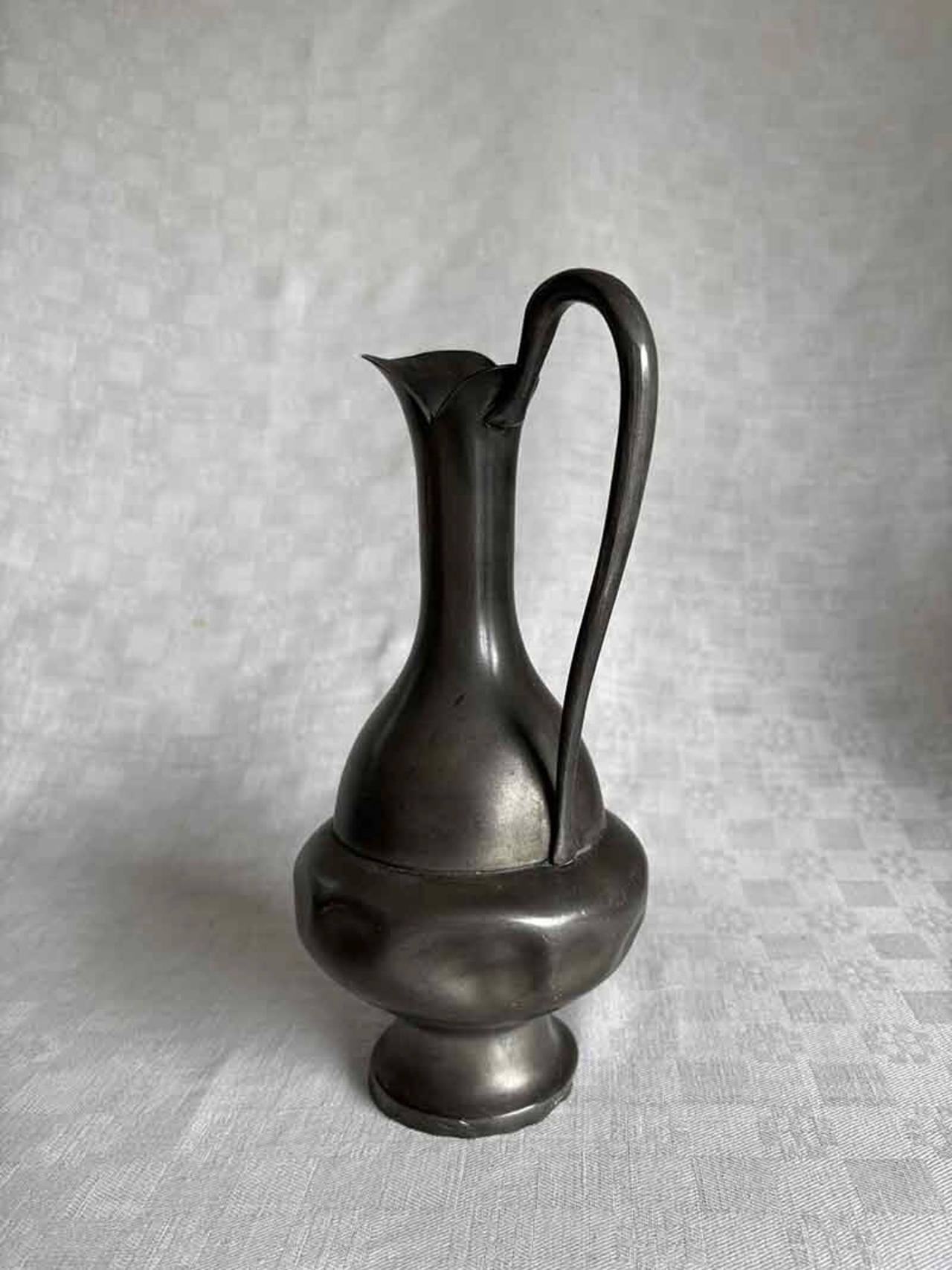 ピシェ　ジャグ　すずの水差し 花瓶　一輪挿し　ピューター　エタン　フランス製