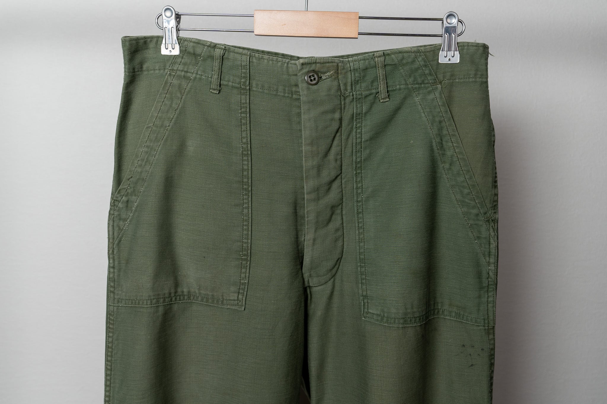 34×31】U.S.Army Utility Trousers OG-107 Used 実物 米軍 ベイカー