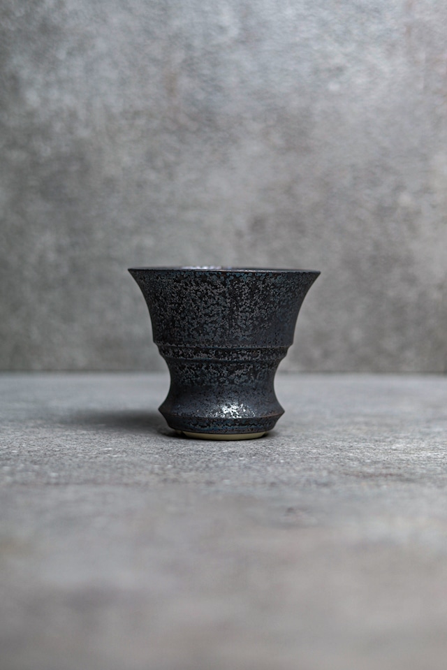 goblet pot -黒煌- S