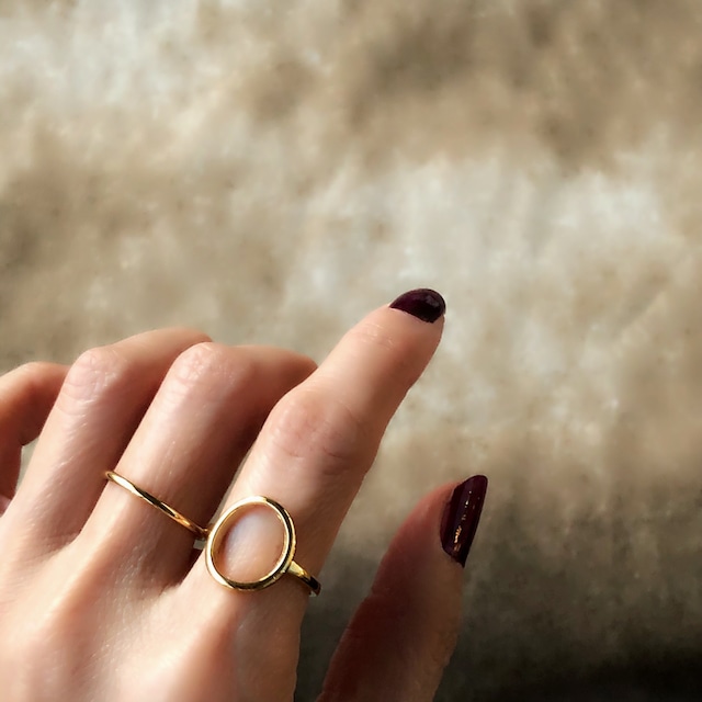 Hoop Design Ring (L)  ◇ RG19014