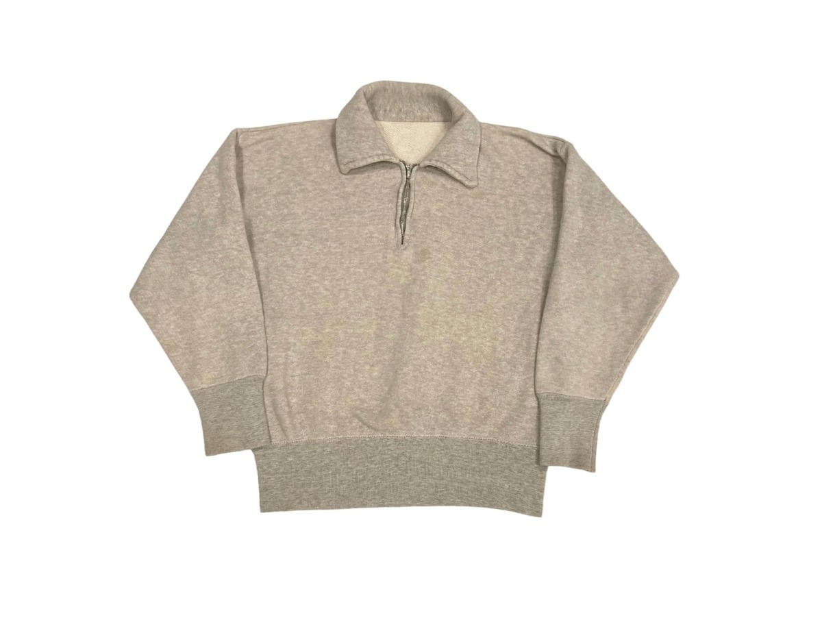 50s vintage UNKNOWN HALF ZIP SWEAT made in USA | BLACK BOX STORE