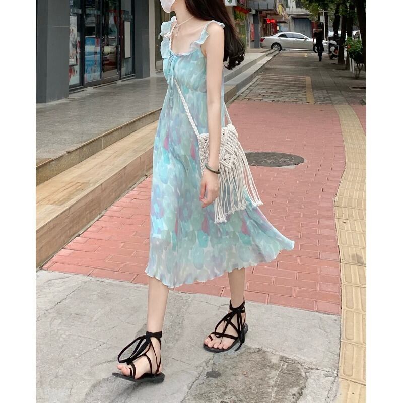 サマーレディース フリル ラッフル 大人ガーリー スウィート キュート カジュアル 夏物 スカート 萌量不足87519515255