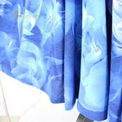 社交ダンス 衣装 スタンダード 上下セット ツーピース パーティ衣装 女性用 レディース オールシーズン 青 threering ブルー系 長袖 ラインストーン フラワー デザイン ファッション 伸縮性 ポリエステル ポリウレタン 使用 感動的 ディスコドルミ ルームランナー 季節問わず 軽やか おしゃれ お出かけ演出 パフォーマンス発表会 社交的 ステージ衣装 レディース服 トレンド 体型カバー おすすめ