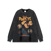 VINTAGE ストリート ポパイ Tシャツ T1724