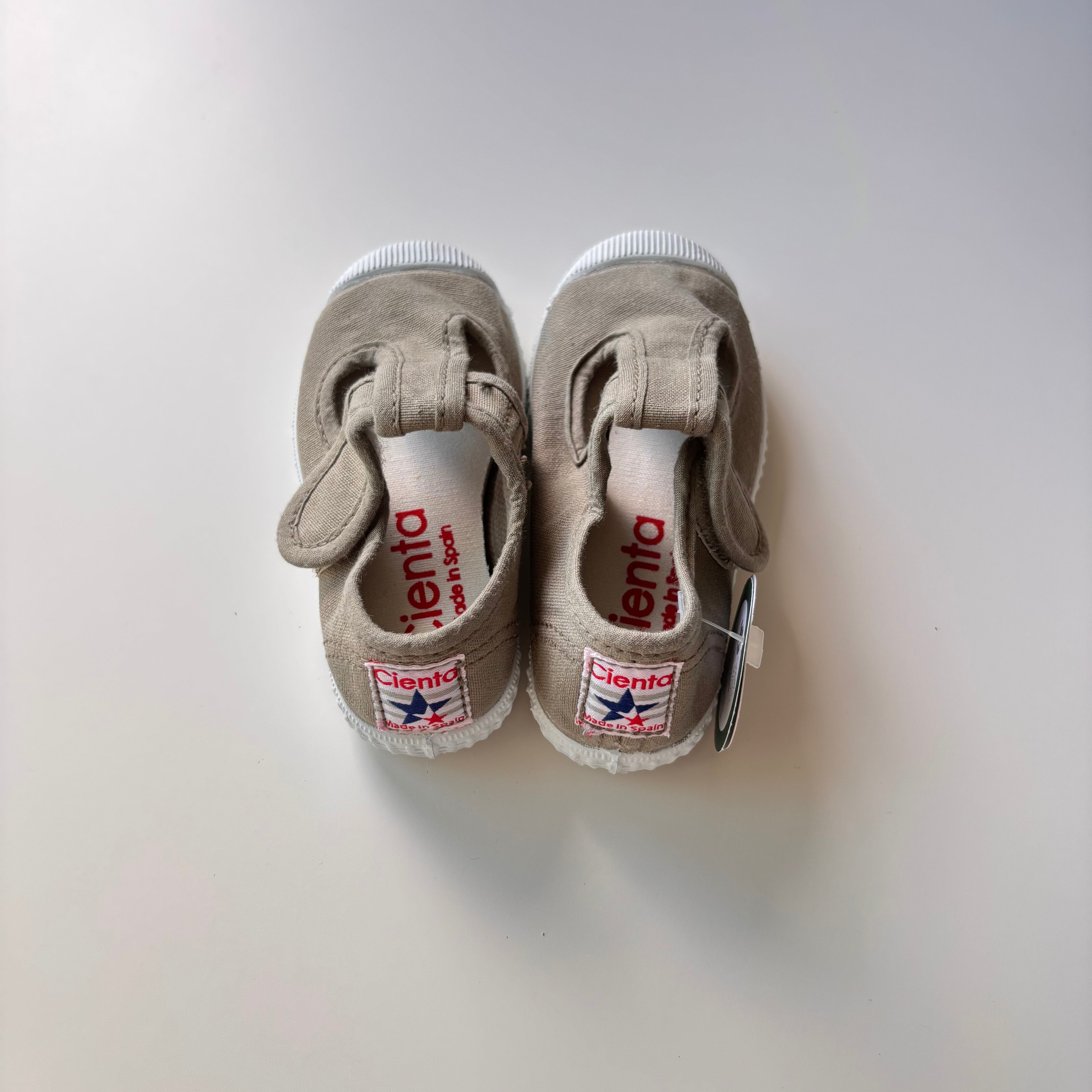 【即納】cienta / canvas Tstrap / cemento / No.34