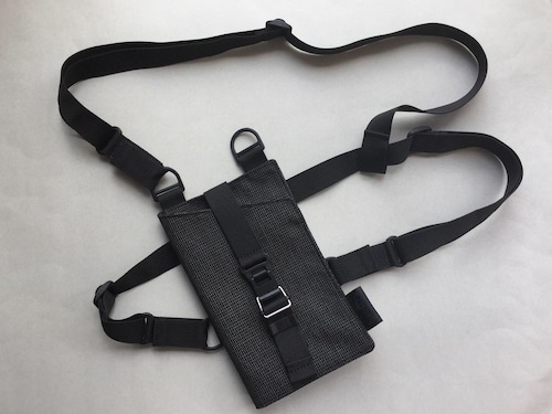 bagjack”chest holder pouch Cordura-Grid Gray”