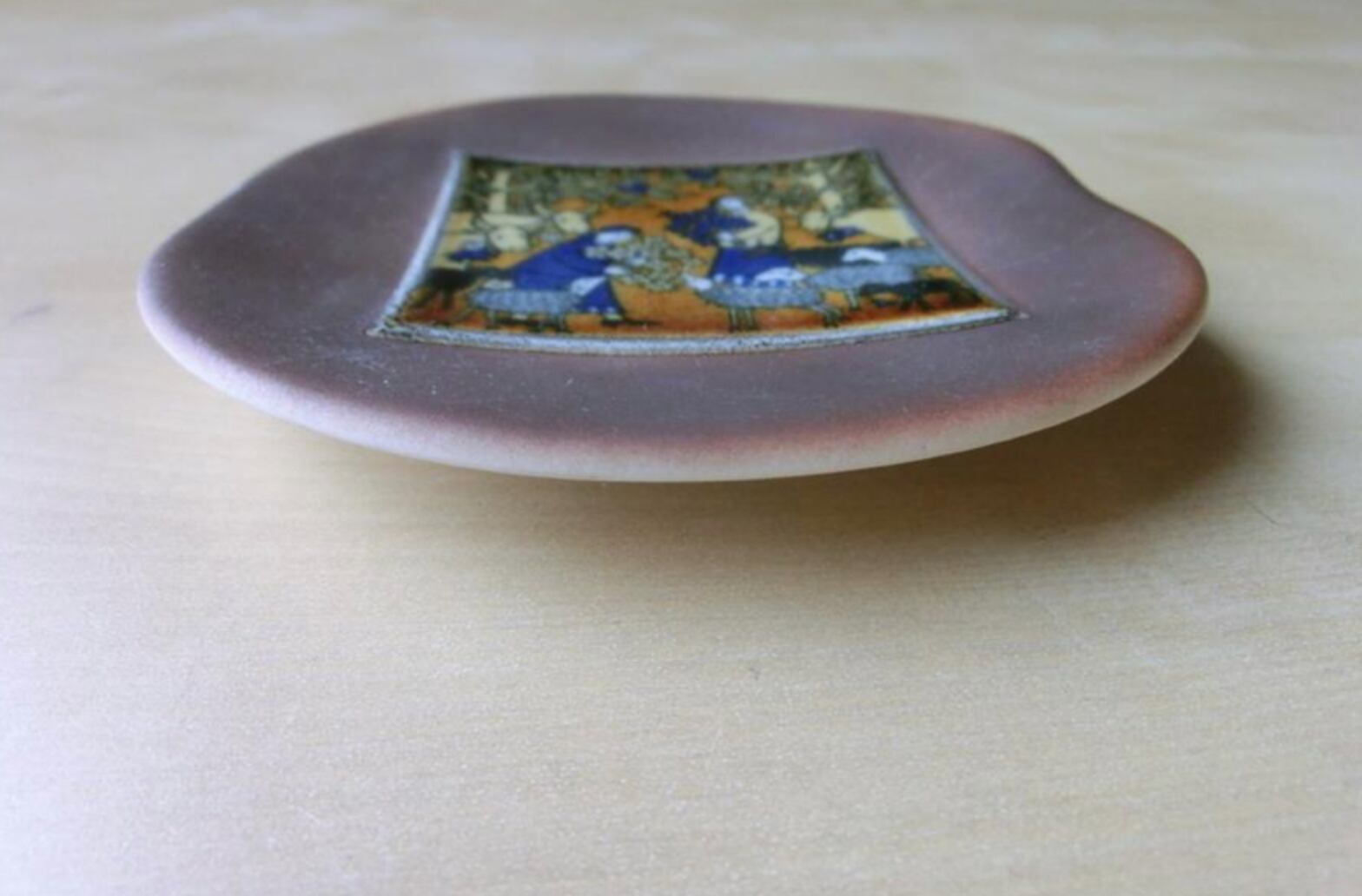 ARABIA x NOKIA 85' アラビア x ノキア陶器製の招待状 1985年製 ウォールプレート