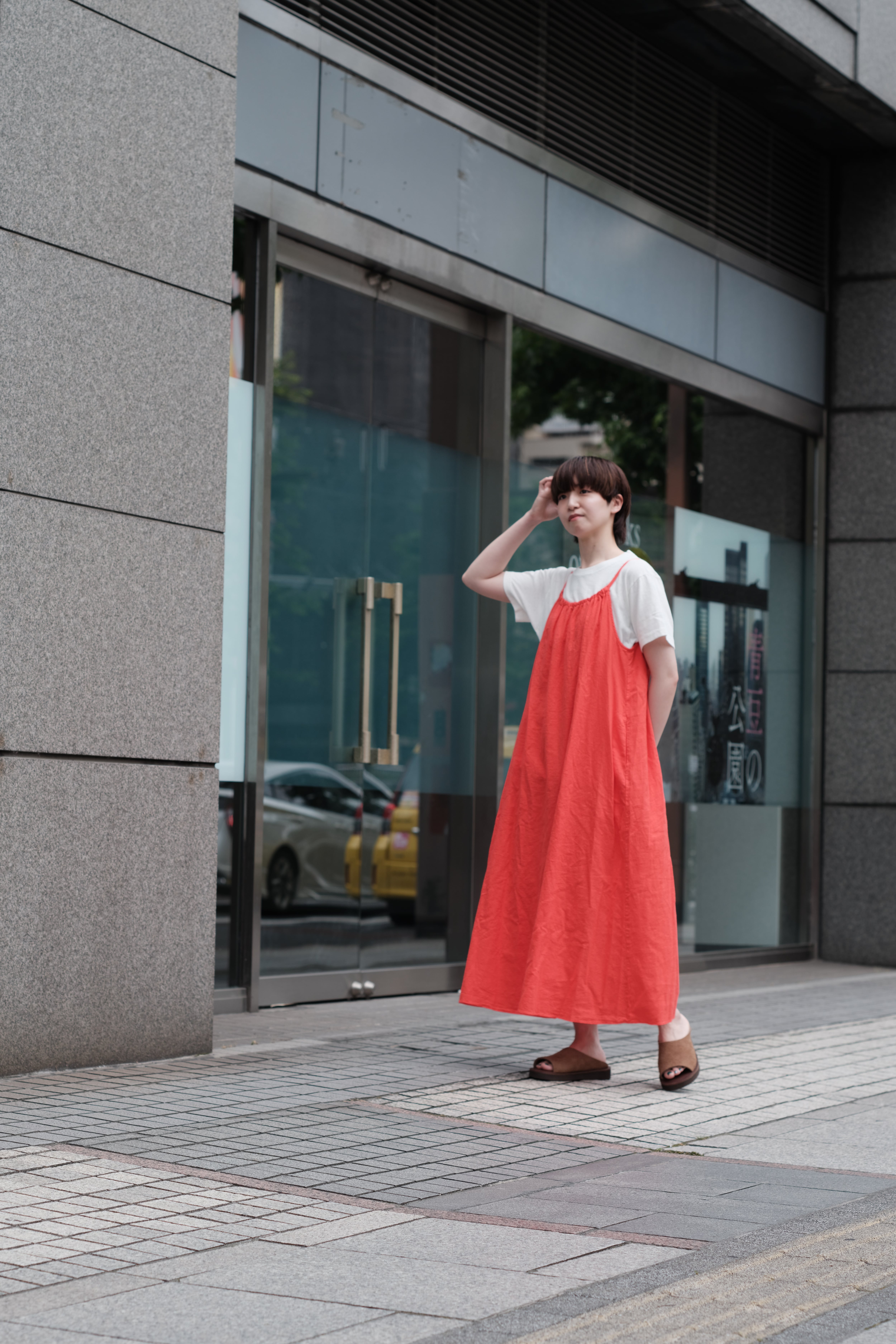 maillot】 linen rich cami OP | theater(シアター)