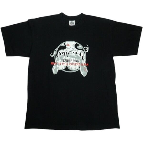 【L】TENDERLOIN テンダーロインTシャツ ill BLACK Size【XL】 TENDERLOIN テンダーロイン TEE PC BLACK Tシャツ 黒