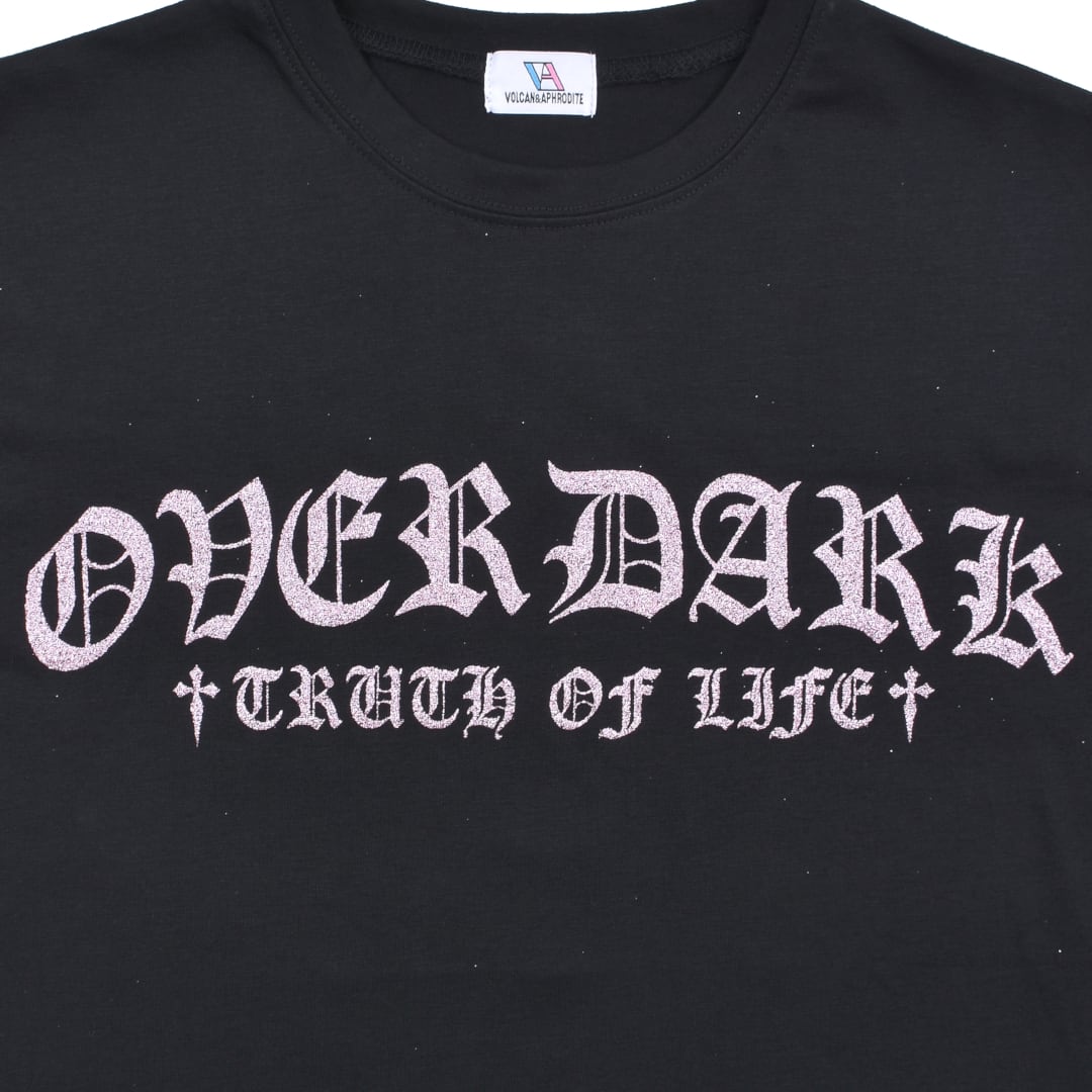 7/17 再入荷！】新作☆OVER DARK ラメバッククロスTシャツ