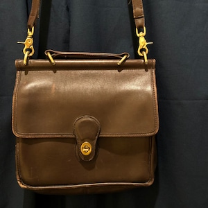 used old COACH leather bag