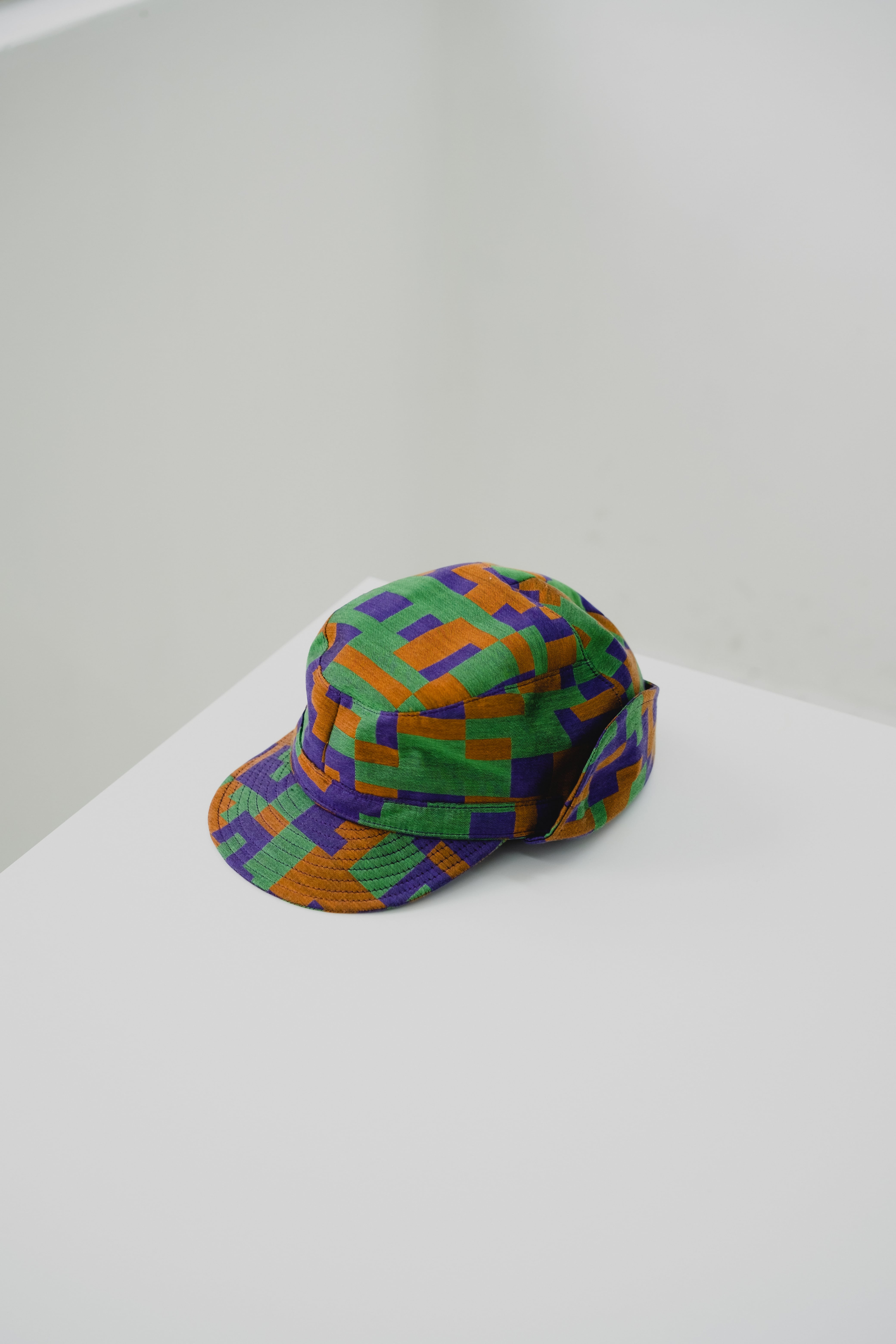 RADIO EVA × 01u10】digital camouflage jacquard pilot cap | 01u10