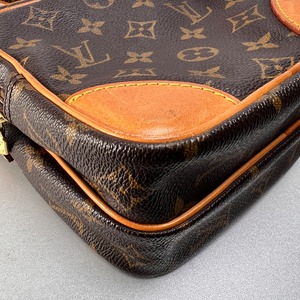 LOUIS VUITTON ヴィトン アマゾン モノグラム レザー ショルダーバッグ ブラウン A-14131