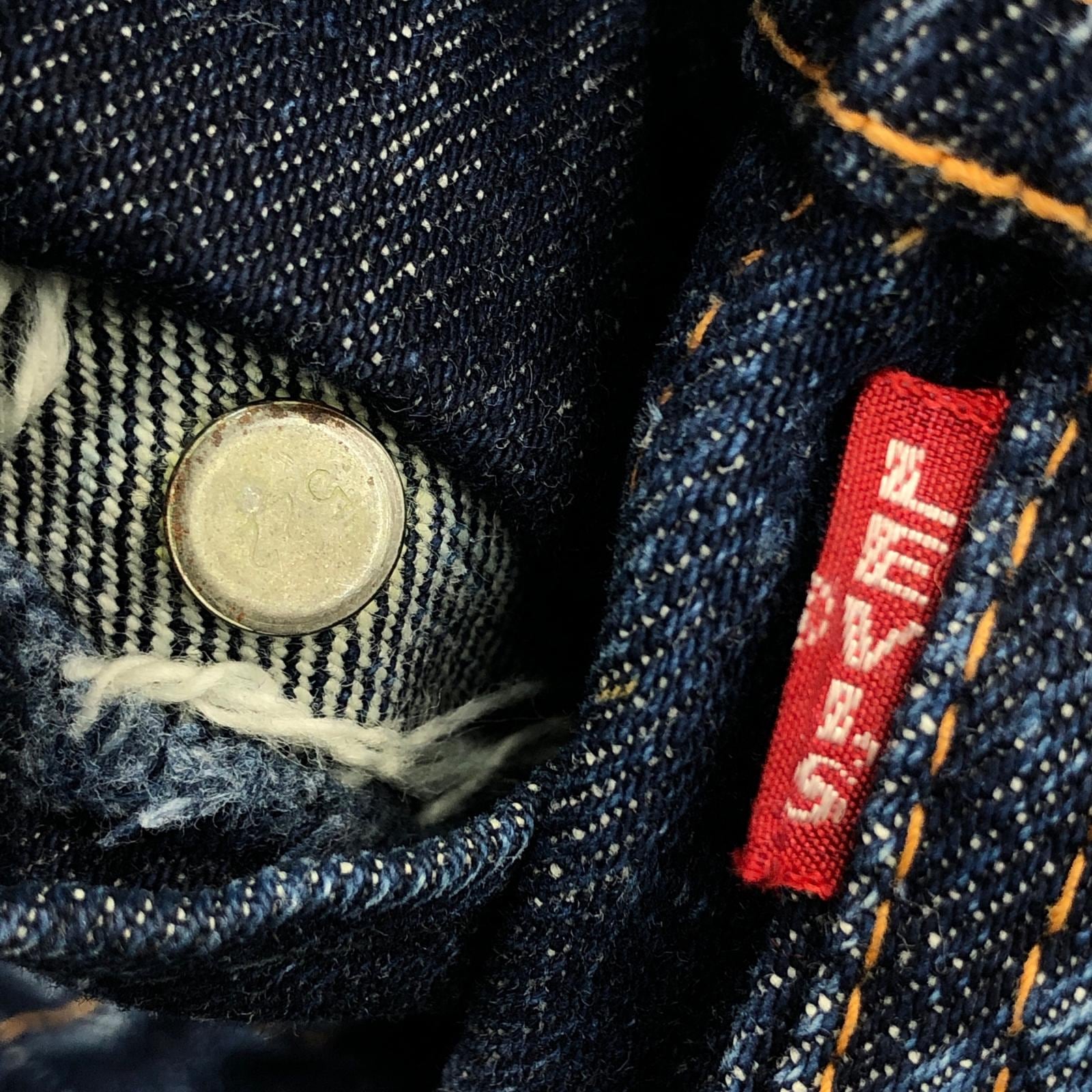 LEVI'S リーバイス 60年代 USA製 70505 4th BIG E 不均等V ボタン裏