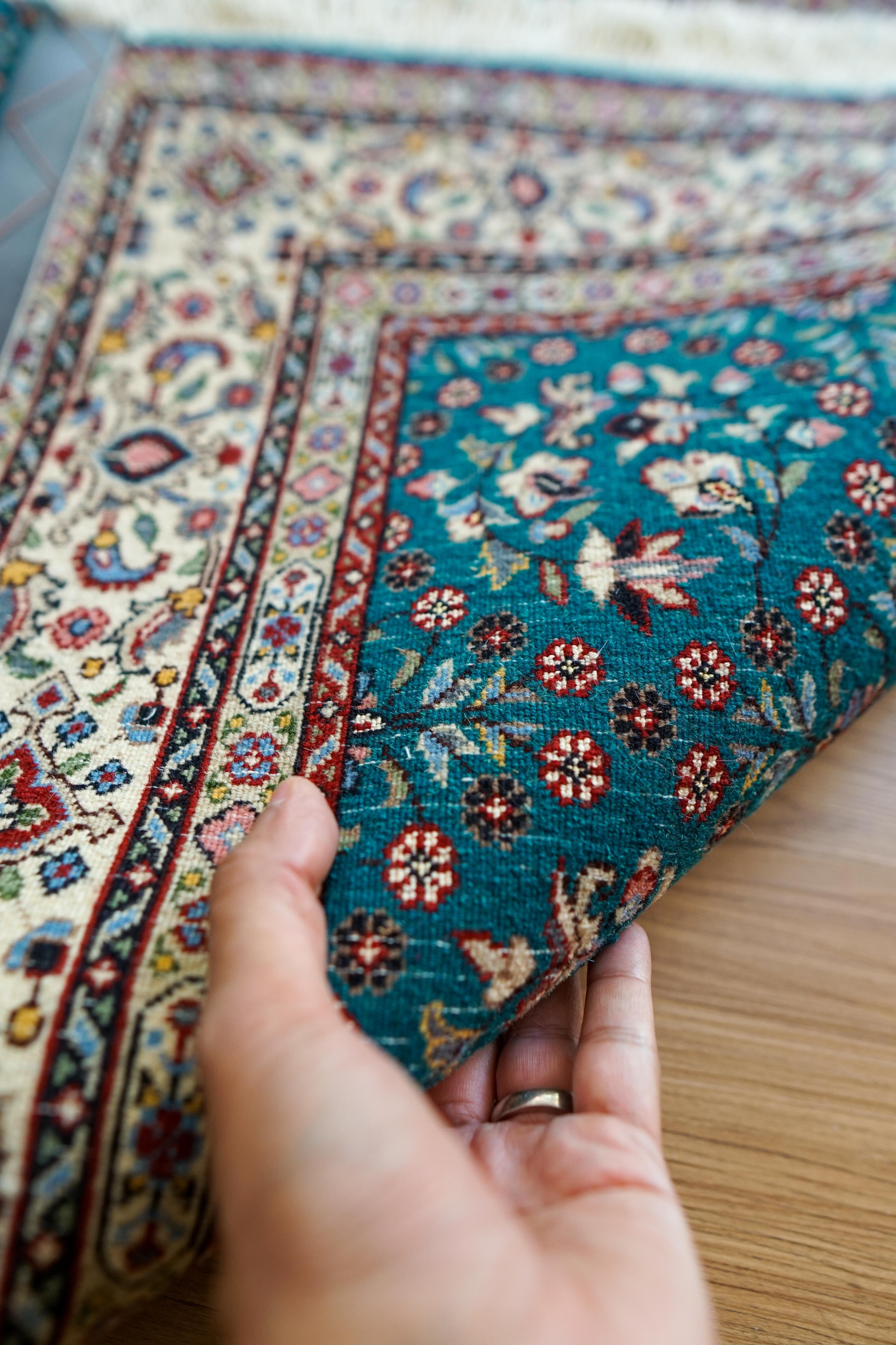 154×97cm ペルシャ 手織り絨毯　ムード産 154×97cm ペルシャ 手織り絨毯 ムード産 | Decorworks