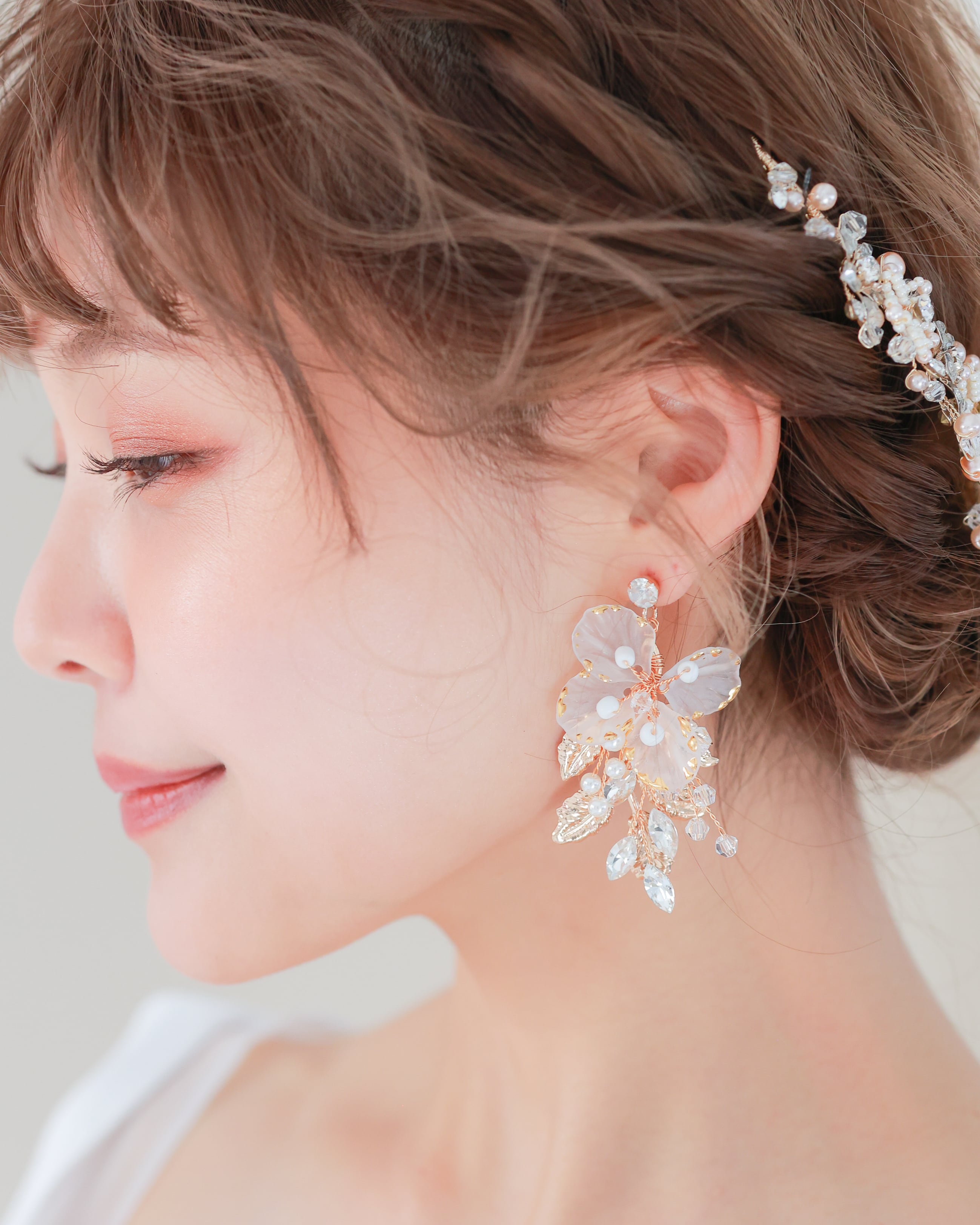 ブライダルピアス/イヤリング【AE2408-09】