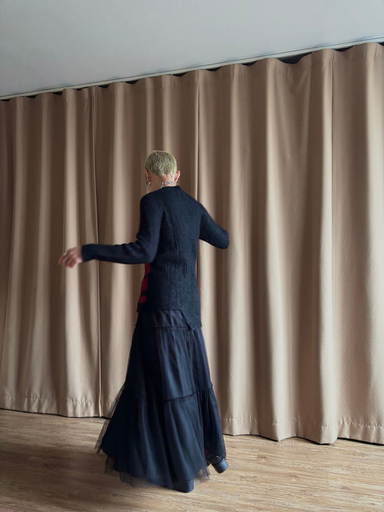 YASUTOSHI EZUMI zipper design knit-4564-3