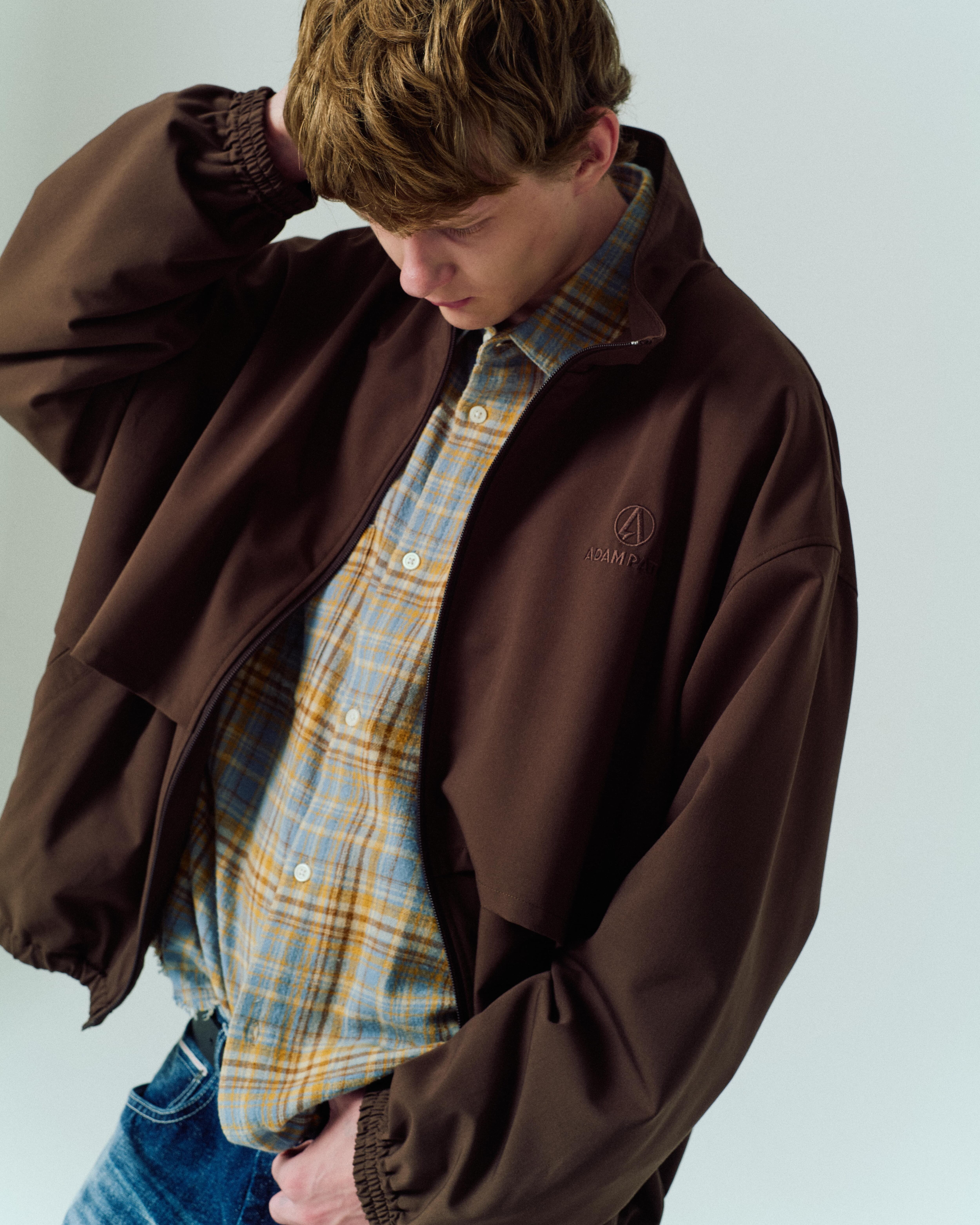 ADAM PATEK stand collar blouson (BRN) AP2523005