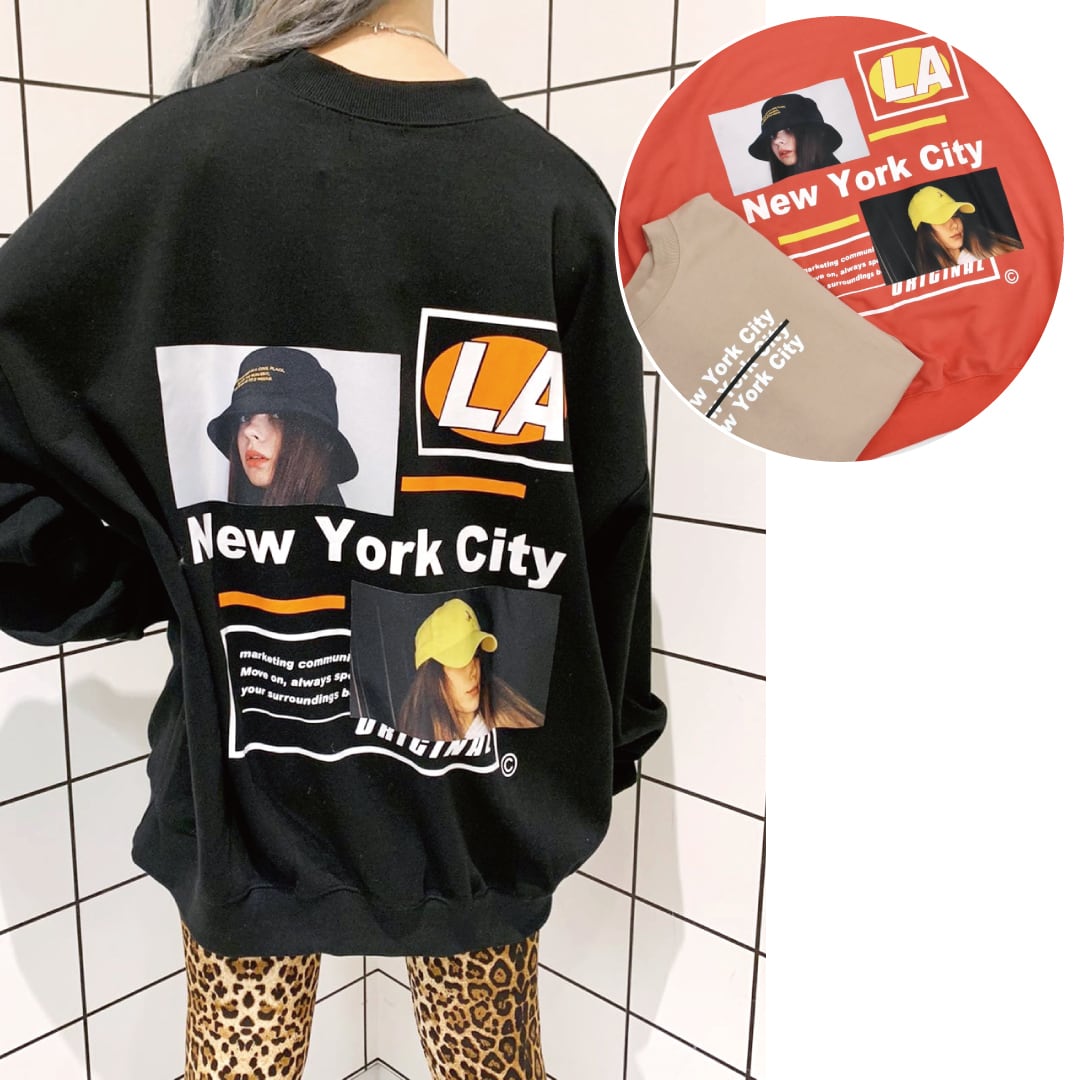 70%OFF】New York Cityバックフォトスウェット | VOLCAN&APHRODITE