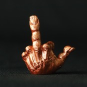 FXXK! HANDSIGN VALVE CAP /カッパー