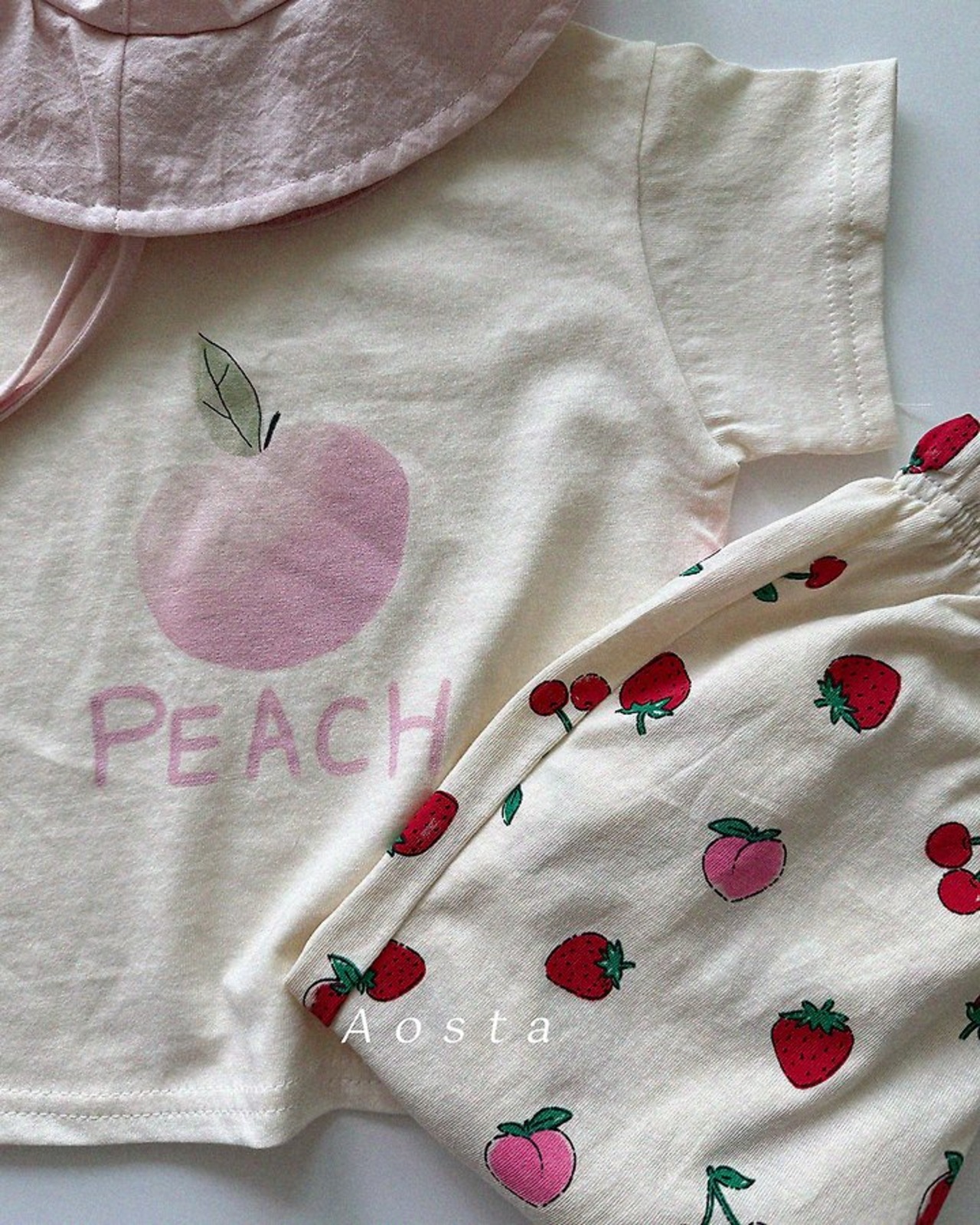[Aosta] Lemon Peach Tee / [아오스타] 레몬피치티