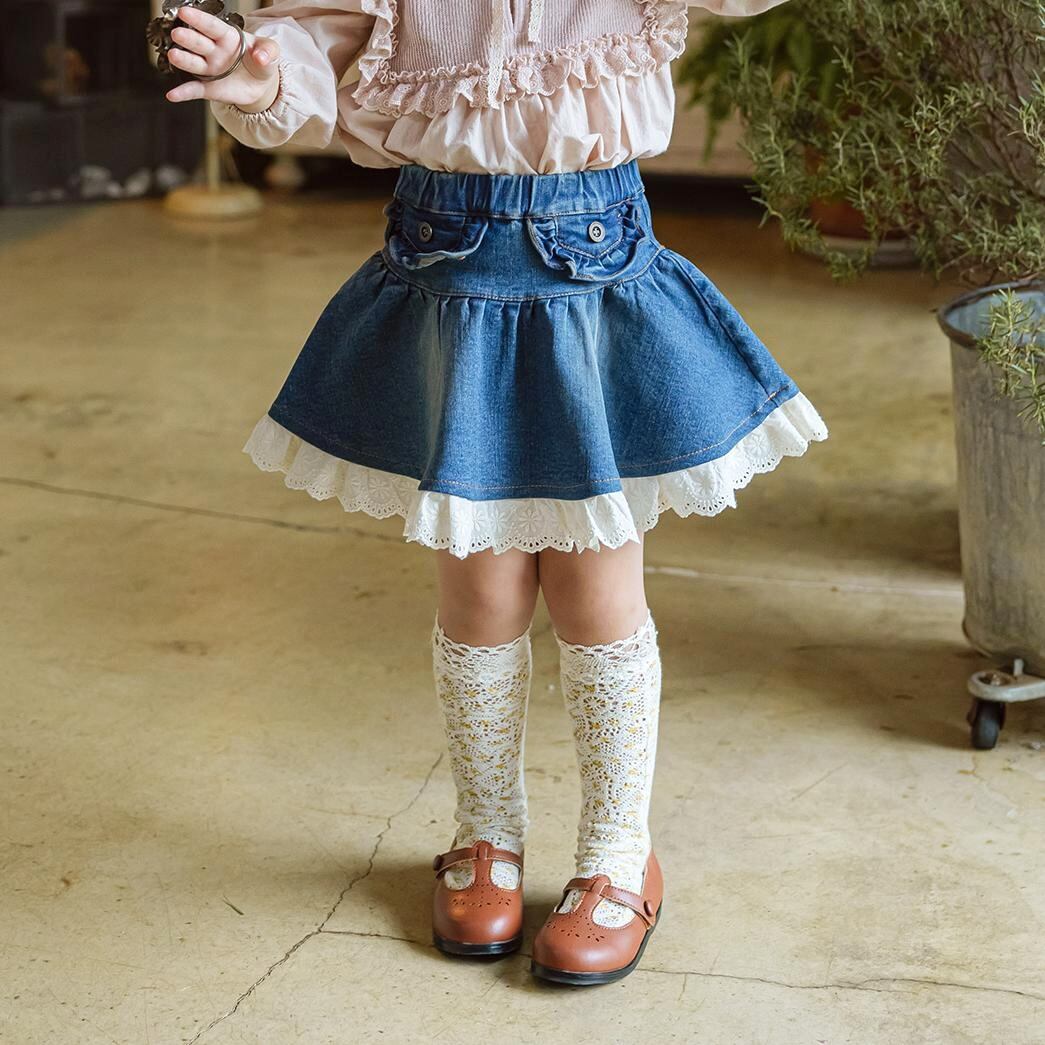 «sold out»«puella flo» ジュールデニムスカート 2colors